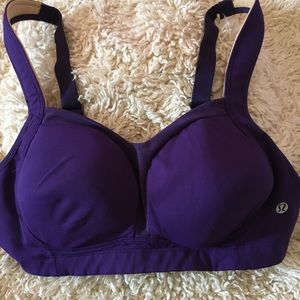 Purple lululemon sports bra